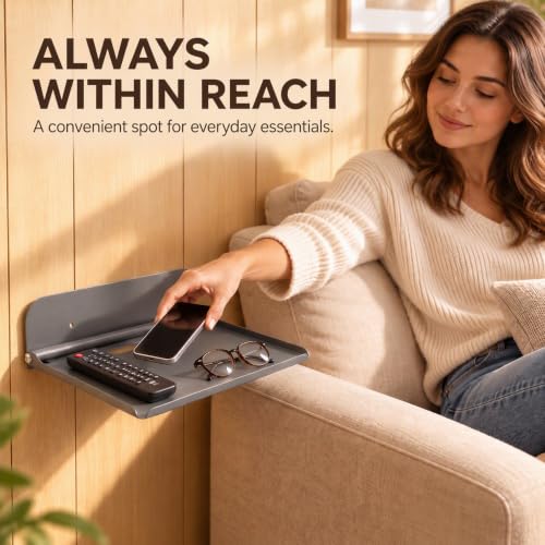 Foldable Wall Shelf, Space Saving Tray for Small Space - Image 5