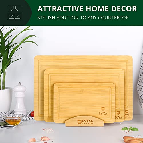 ROYAL CRAFT WOOD Cutting Board Stand for Cutting Board Sets - Image 6