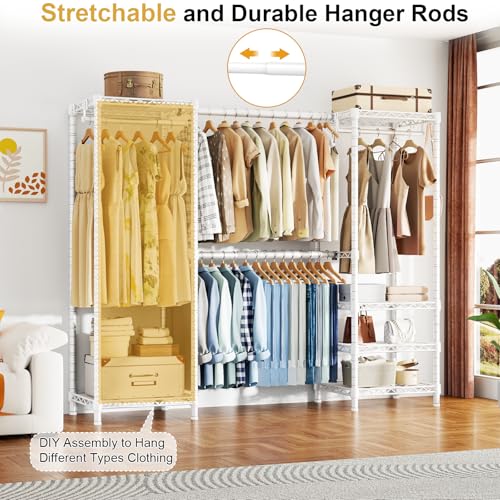 E7 Heavy Duty Garment Rack, Metal Clothing Racks | Laundry & Clothing - Image 6