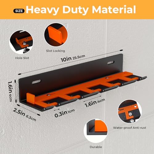 Air Tool Holder, Air Tool Rack for Garage Walls and Tool - Image 3