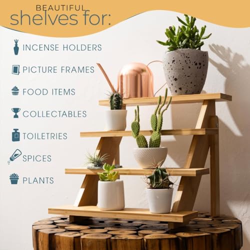 4-Tier Wood Cupcake Stand, Durable & Easy to Assemble Cupcake - Image 6