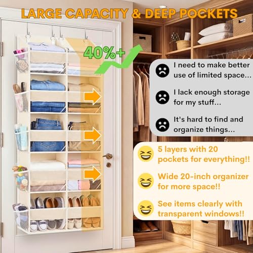 Ofiray-home Over the Door Organizer 5 Tiers,Extra La | All Products - Image 3