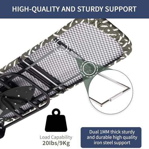 Wall-Mounted Steel Farme Folding 180° Swivel Ironing Board - Image 5