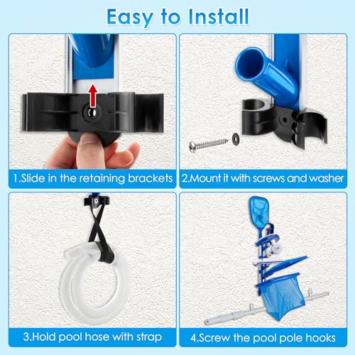 Swimming Pool Accessories Holder, Pool Cleaning Accessory - Image 5