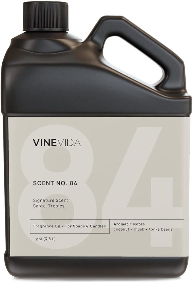 VINEVIDA [128oz] Scent No.84 Fragrance Oil for Candle & Soap Making - Natural Candle Scents Made in USA