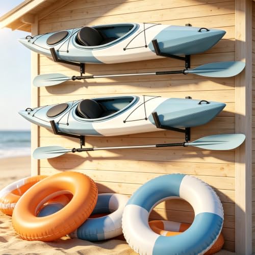 Wall Mount Kayak Storage Rack, Kayak Hooks for Garage Wall - Image 7