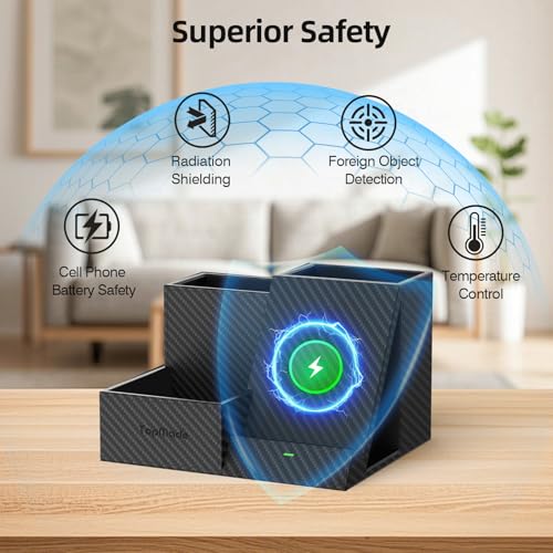Wireless Charger with Desk Organizer, Multifunctiona | All Products - Image 5