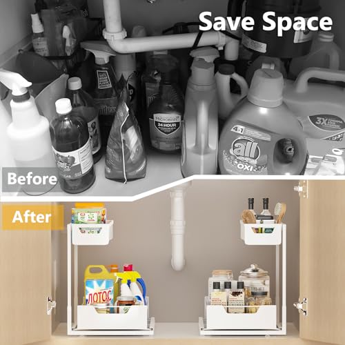 Ceetug Under Kitchen Sink Organizers and Storage, Wh | Home Organizati - Image 5