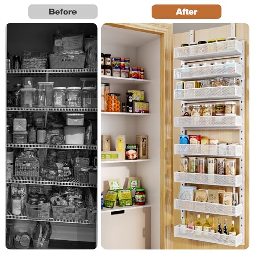Pantry Door Organizers and Storage, 8-Tier Large Met - Image 8