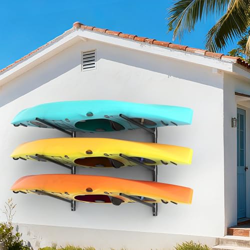 WALMANN Heavy Duty Wall Mounted Kayak Storage Rack | Home Organization - Image 8