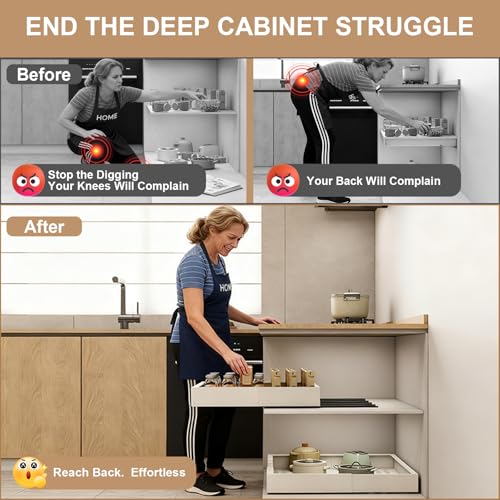 Fokyfok Pull out Cabinet Organizer,7"-11"W,17"-24"D, | All Products - Image 5
