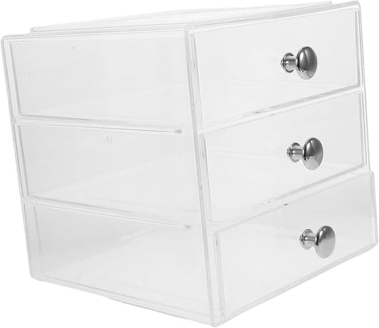 Organizer for Makeup Jewelry and Skin Care Stackable Storage Box Elegant Design for Home Office Use