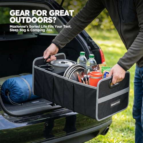 3-Comp Car Trunk Organizer with Securing Straps & | Home Organization - Image 5