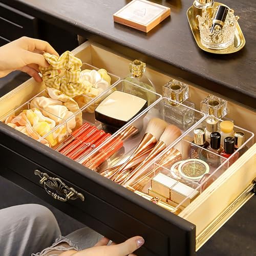JessLab Acrylic Organizer, 2PK Cube Sections Makeup - Image 7