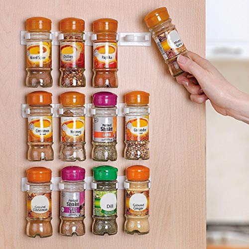 Organizer Rack 20 Cabinet Door Spice Clips - Image 4
