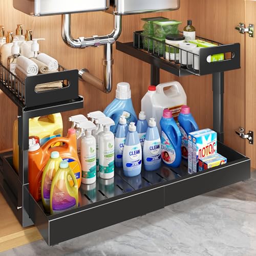 1 Pack Expandable Under Sink Organizers And Storage | Under Sink Stora - Image 2
