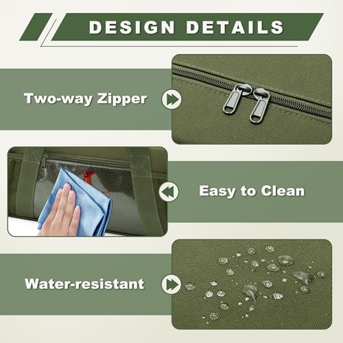 Grill Tool Storage Bag with Pockets for Barbecue Tool up to 22" - Image 5