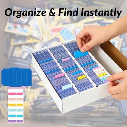 4-Pack Top loader Trading Card Storage Box,12000Count - Image 6