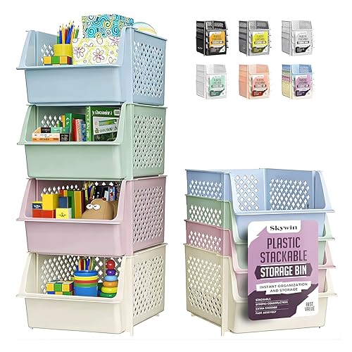 Skywin Stackable Storage Bins Open Front for Pantry | All Products - Image 2