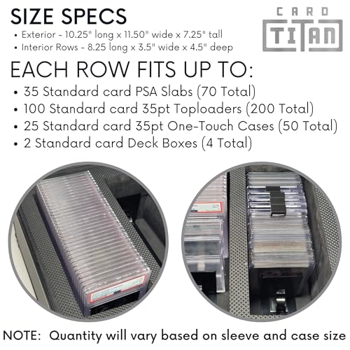 Vault Trading Card Storage Box - Lockable Sports Cards - Image 6
