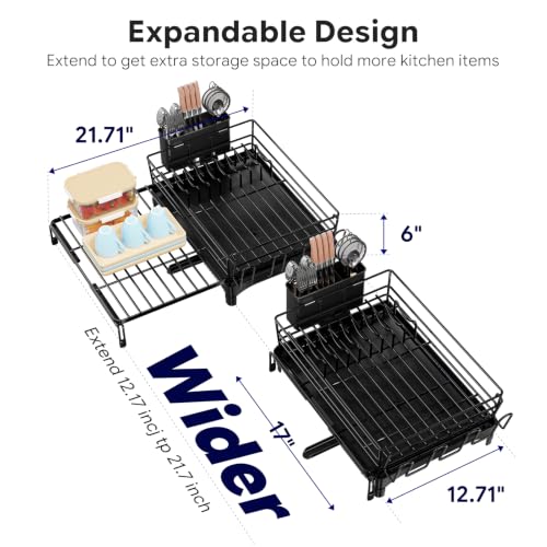 Simple Trending Dish Drying Rack - Expandable Dish Rack - Image 3