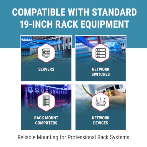 CablesAndKits 1RU Recessed Rack Adapter, 3 Inch Extension - Image 8