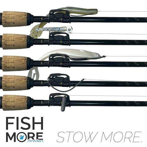 FinMan 5-Pack STOW | Rod Mounted Tackle & Hook Keeper For Fishing - Image 6
