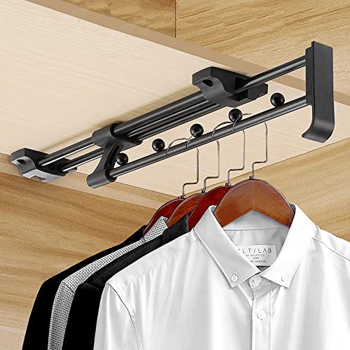 Heavy Duty Extendable Pull Out Closet Rod - Sliding - Image 2
