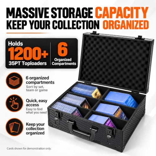 Top Loader Storage Box, 610+ Card Case for Trading | Home Organization - Image 4