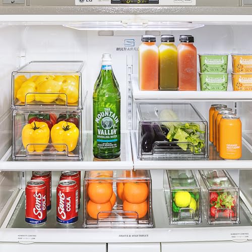Sorbus Clear Stackable Storage Drawers for Refrigera | All Products - Image 3