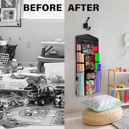 Black Wrapping Paper Organizer Storage Double-Sided - Image 5