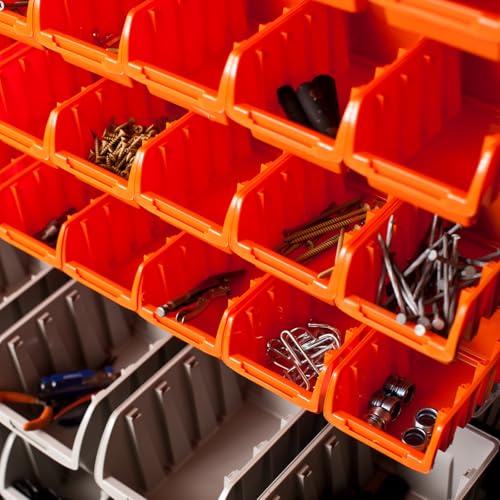 TRINITY 7-Tier Dual-Sided Rolling Storage Bin Rack & | All Products - Image 5