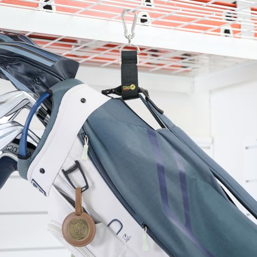 Hook 'n Hang Wrap-It Storage Straps - 12" (2-Pack) Black - Image 6