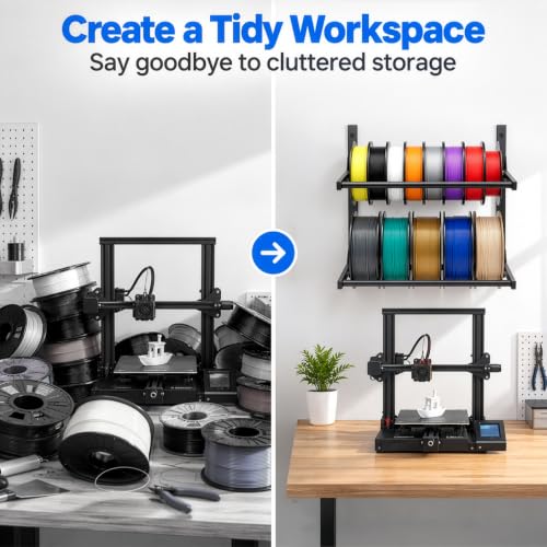 Okllen Filament Storage Rack Wall Mount, 3D Printer - Image 6