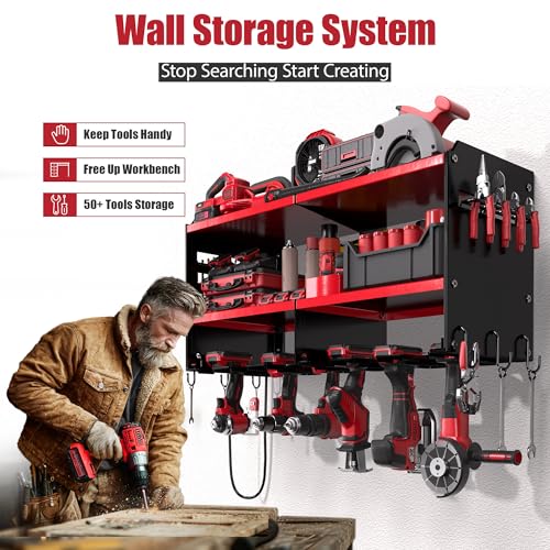 Spampur Fathers Day Gift – Power Tool Organizer Wall Mount - Image 5