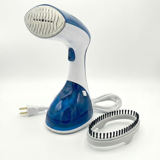 Steamer for Clothes 1200W, Compact Handheld Garment Steamer for Home, Travel, Office. Portable Clothing Steamer with Upgraded Large Capacity Water Tank. Fabric Wrinkle Remover.