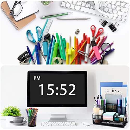 Desk Organizers Caddy and Accessories with 7 Compartments + Pen - Image 3