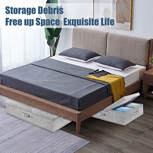 Supowin 2Pack Large Underbed Storage Containers Bin with Lids - Image 7