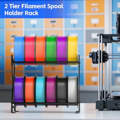 3D Filament Storage Rack, Desktop 3D Printer Filament Organizer - Image 8