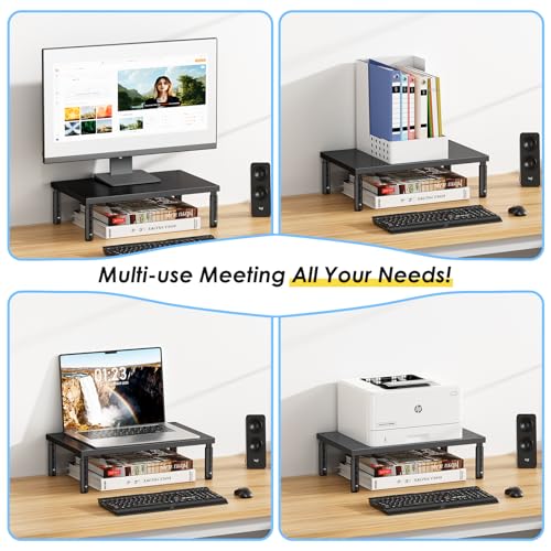 ECOLOVI Adjustable Wood Computer Monitor Stand Riser | All Products - Image 6