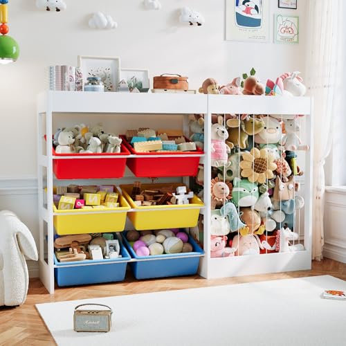 50.6"W x 39.4"H Toy Storage Organizer with 153L Stuffed Animal - Image 3