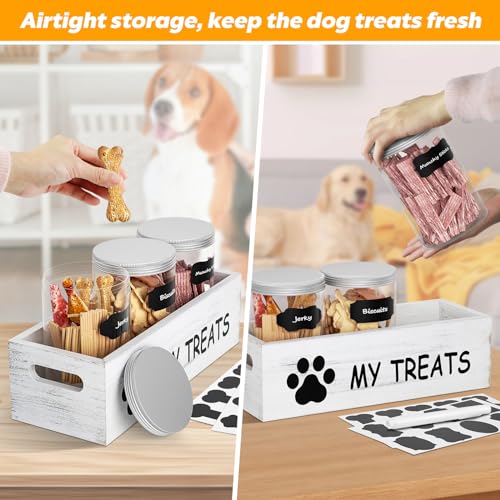 Dog Treat Container for Countertop - Dog Food Storage - Image 7