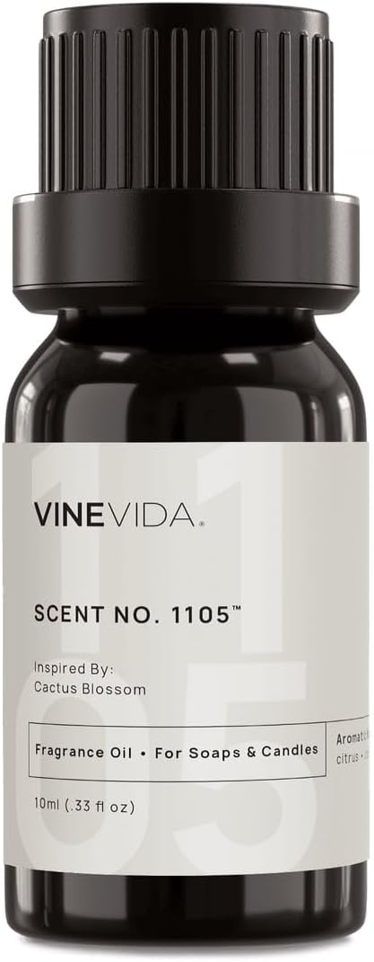VINEVIDA [0.33oz] Cactus Blossom Fragrance Oil for Candle Making and Soap Making - Premium Candle Scents for Soy Candles