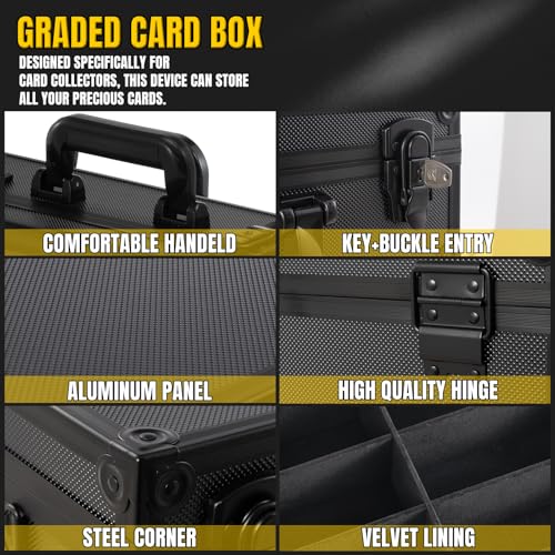 Graded Card Storage Box – Holds 155+ Graded Cards or 700+ - Image 5
