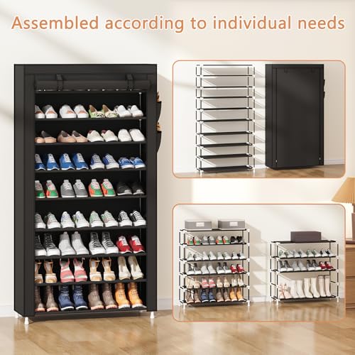Laiensia 9-Tier Vertical Shoe Rack Organizer, Space | All Products - Image 6