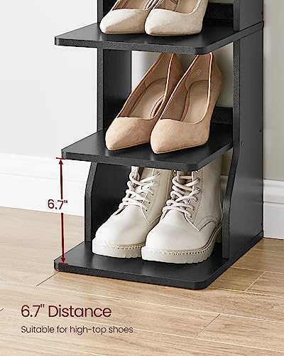 VASAGLE 7-Tier Vertical Shoe Rack, Narrow Shoe Storage - Image 4