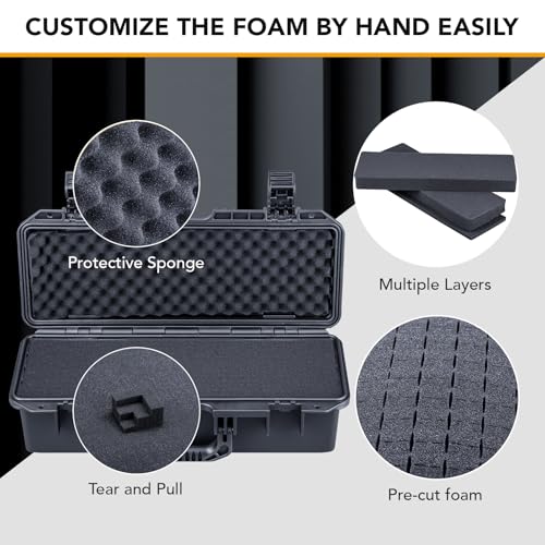 Lykus HC-4220 Waterproof Hard Case with Foam, Inner Size - Image 3