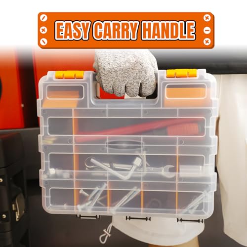 Jack Boss Tool Box with Transparent Lid, Double Side - Image 8