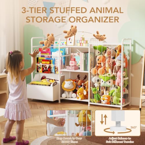BBLIKE Kids Bookshelf and Toy Storage Organizer | Home Organization - Image 4
