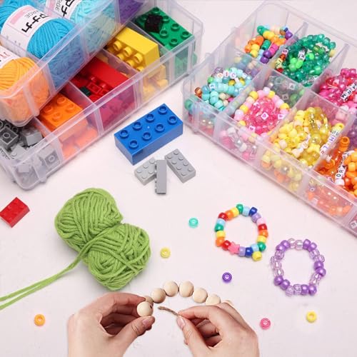 Bead Organizer 3 Tier 30 grid Stackable Craft Tackle | All Products - Image 6